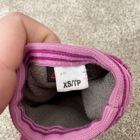 XS MEC baby mitts purple Polartec - Picture 3 of 5